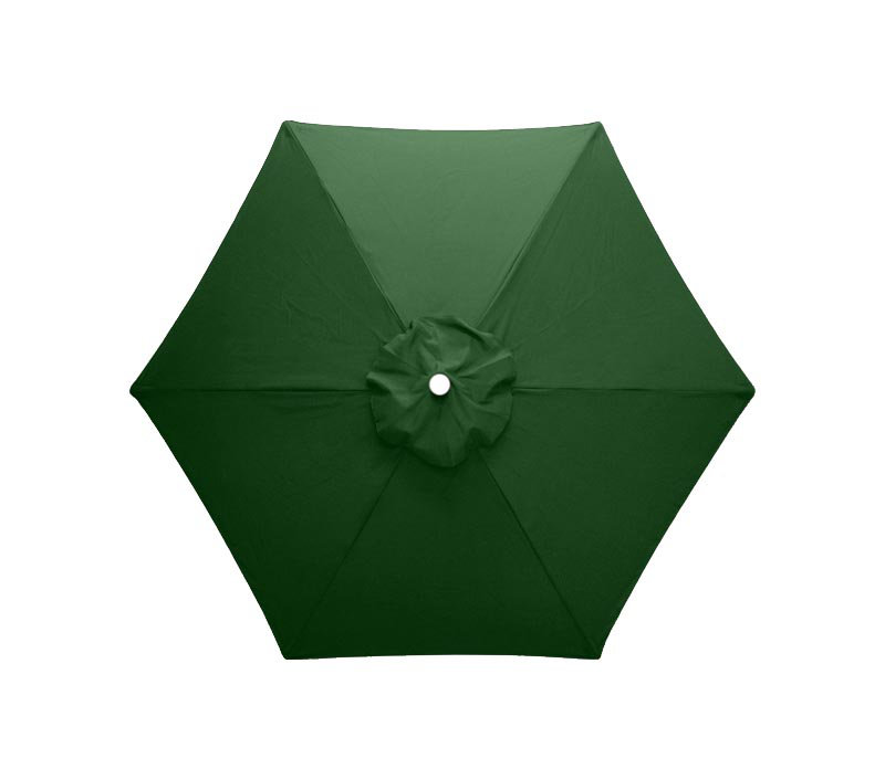 Belle Round Market Parasol with Pulley Lift, 245cm H x 300cm W x 300cm D, Navy
