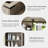 Farmhouse Vanity Desk with Sliding Lighted Mirror & Charging Station - Driftwood Gray-981590476