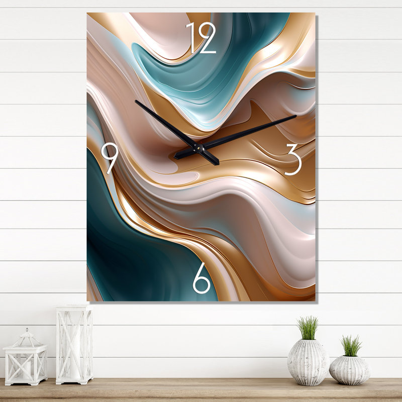 Horloge murale Tender Wave Harmony, Très grand