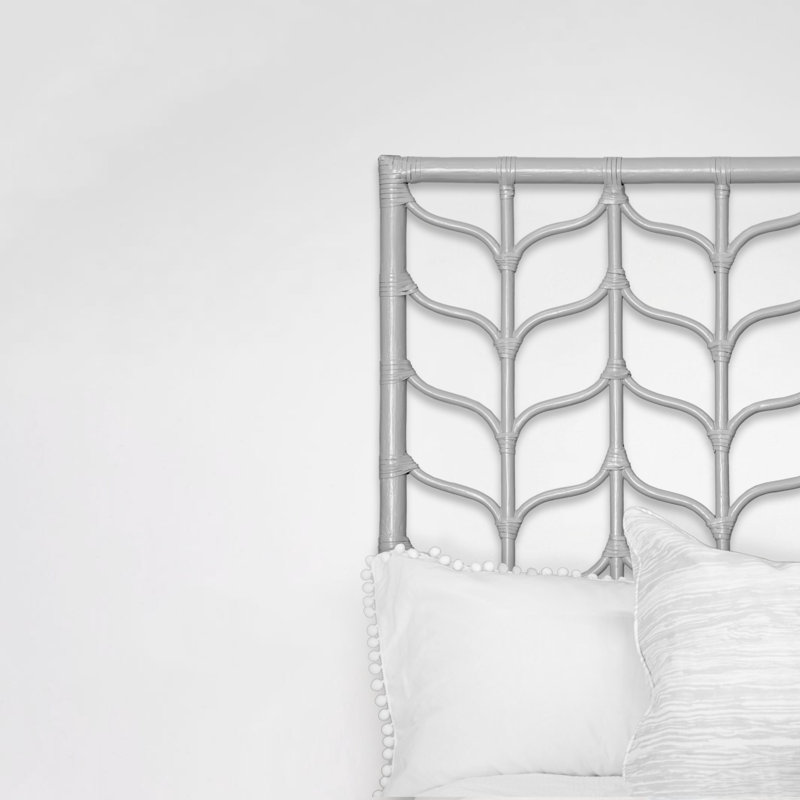 Ivy Open-Frame Headboard, Light Gray, King