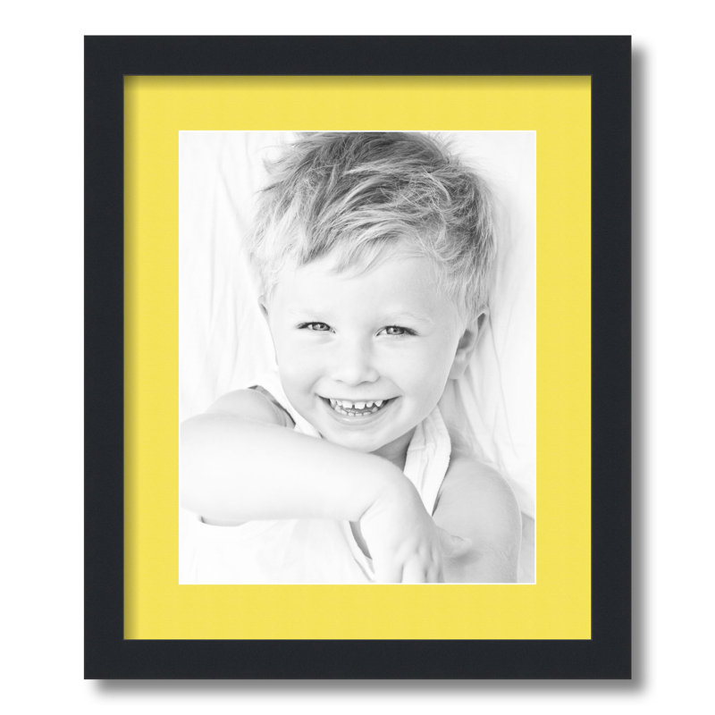 Matte Picture Frame with Mat, Canary