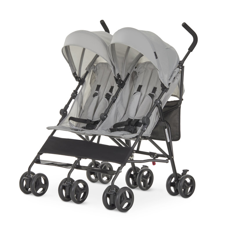 Dream On Me Twin Venture Umbrella Stroller , Gray