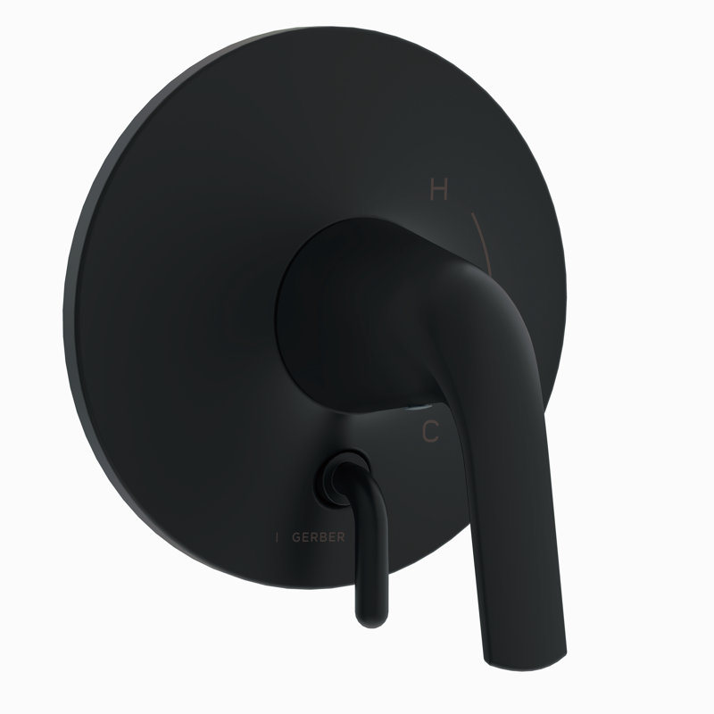 Lemora Shower Faucet, Satin Black