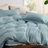 Bedsure Microfiber Duvet Cover with Fitted Sheet- Deep Pocket, Hotel Luxury Soft Double Brushed Bedding Set （Set of 4）-110136083-105311229