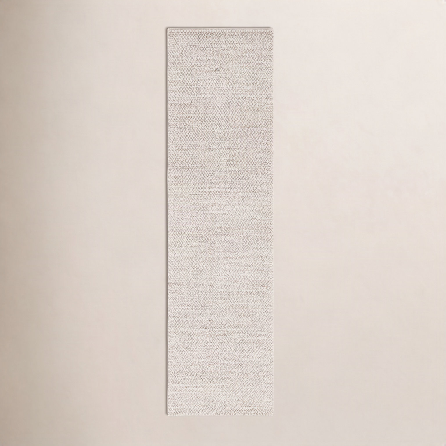 Danie Gray Ivory Hand-Woven Rug, Runner 2'3" x 7'