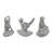 Yoga Frog Figurine Set