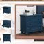 Armoire de rangement à 3 tiroirs White-835750119