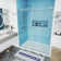 Opal Mirage MCOCOD 56" - 60" W x 72" H Sliding Frameless Soft Closing Shower Door with 3/8"(10mm)Clear Glass