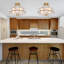 18.5" Modern Vintage Drumbare Dimmable Urn / Bowl Chandelier for Study Room, Balcony, Hallway