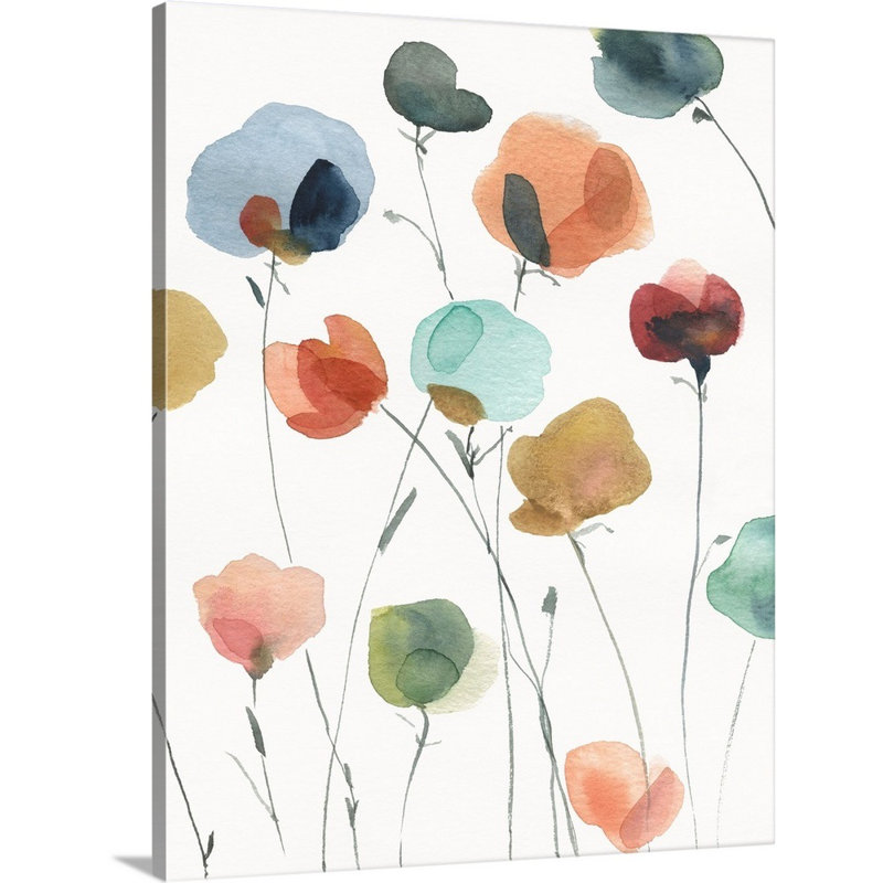 «Lollipop Garden II», reproduction d'art sur toile, Toile tendue, H 45 po x l 36 po x P 1,25 po