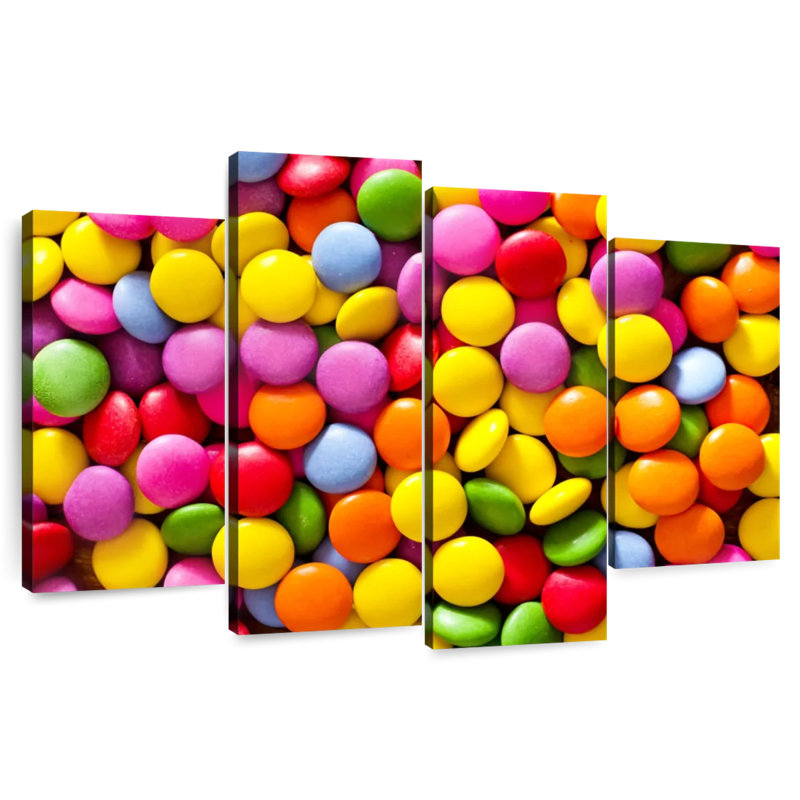 Bonbons colorés Yarlin, H 48 po x l 75 po