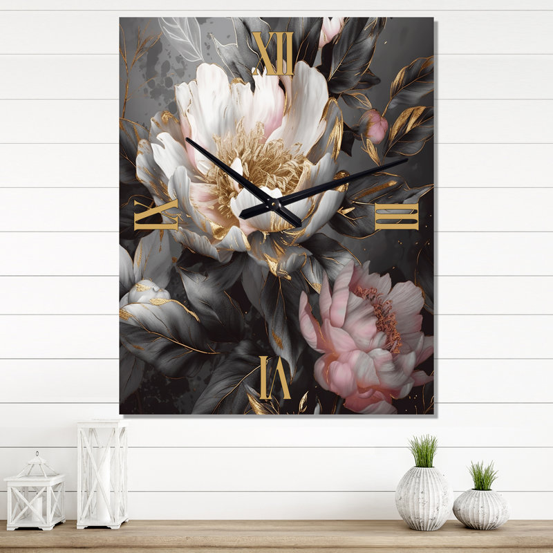 Horloge murale Janeiah, H 32 po x l 16 po x P 1 po
