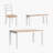 Malkin Dining Table With 4 Chairs And Bench, Set Of 6-111275602-99374590
