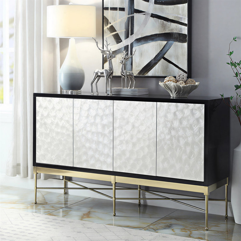 Postmodern Luxury-Style Lacquered Buffet Table