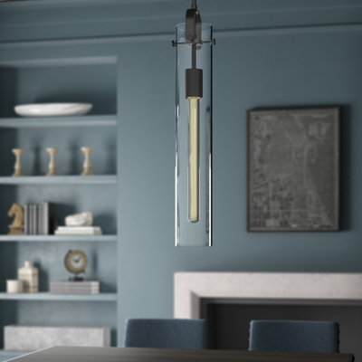 Luminaire suspendu cylindrique à 1 lumière Fenecia