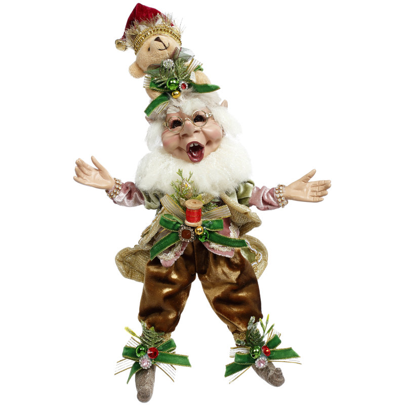 Teddy Bear Elf, Small - 11.5 Inches