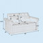 Canapé-lit avec lit escamotable Loveseats-1158002568