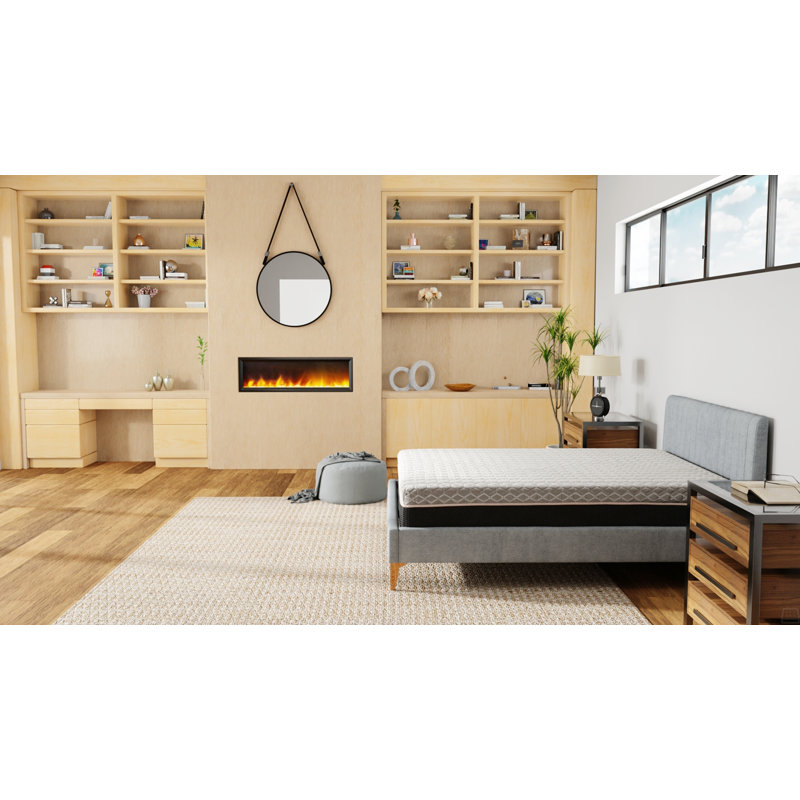 Matelas simple en mousse viscoélastique 12 pouces hybride infusé de cuivre, Simple, 14"