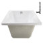 Baignoire de trempage en acrylique 72 po x 36 po, drain inclus-97545304