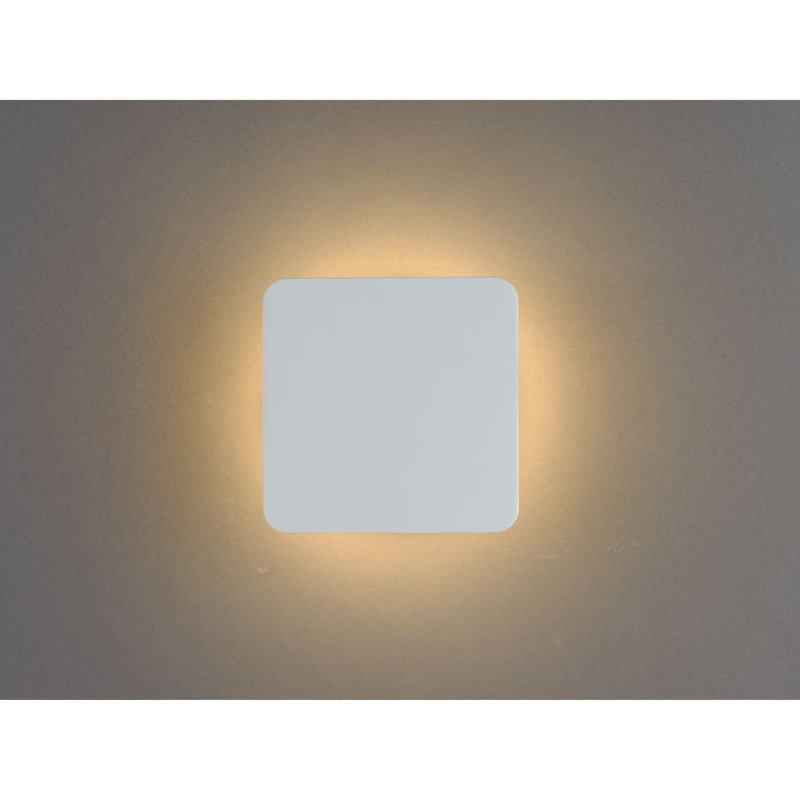 Faried LED Flush Mounted Sconce, Textured Black