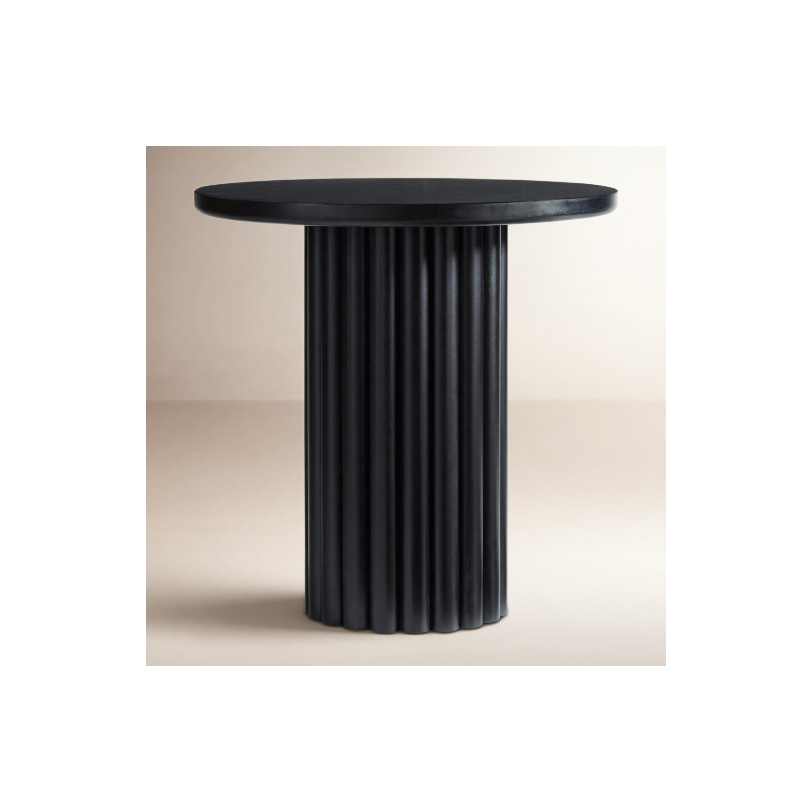 Mavis 36'' Round Dining Table, Black, 36"H x 36"W x 36"D