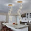 Lustre moderne 5 lumières à DEL en acrylique-2103614170-2103614165-2103614175