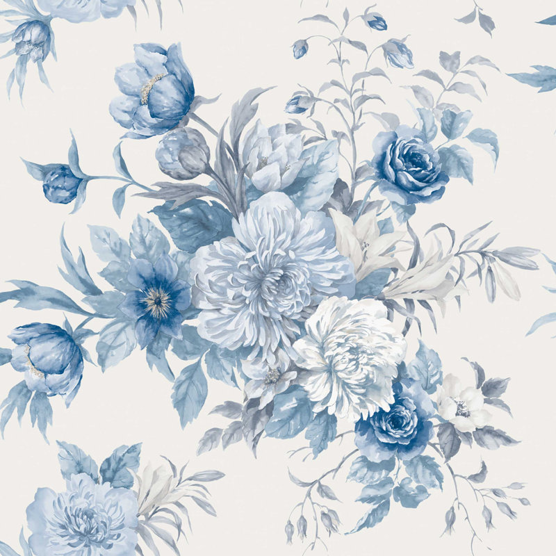 Floral Charm Floral Wallpaper Roll