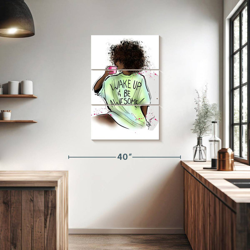 Leisha Wake Up Girl, H 38 po x l 24 po