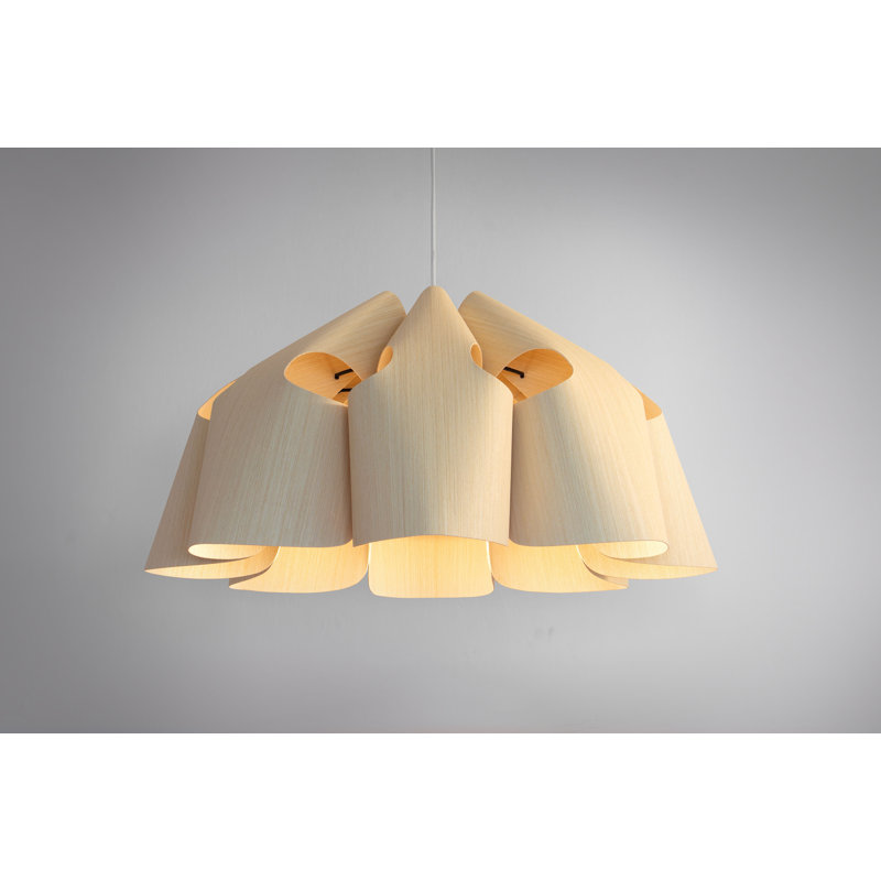  Luminaire suspendu 1 lumière Empire, Frêne