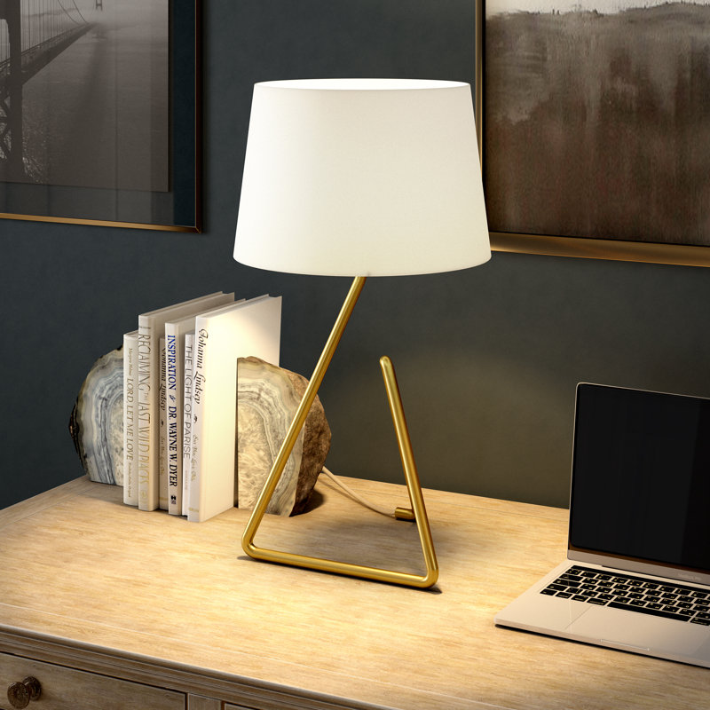 Cora Metal Table Lamp, Gold