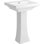 Holyoke 24-1/2" Rectangular Fireclay Bathroom Sink with Overflow - Pedestal Not Included