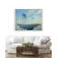 «Santorini» par Lisa Cuscuna - peinture sur toile à cadre flottant