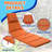 Nagina Outdoor 2'' Chaise Lounge Seat / Back Cushion-501136902-501074921