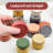 6-Pack Salad Dressing Containers To Go, 2Oz Glass Sauce Condiment Dip Container