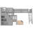 Enerson Twin Over Full Bunk Bed with Built-In Ladder-2038322087