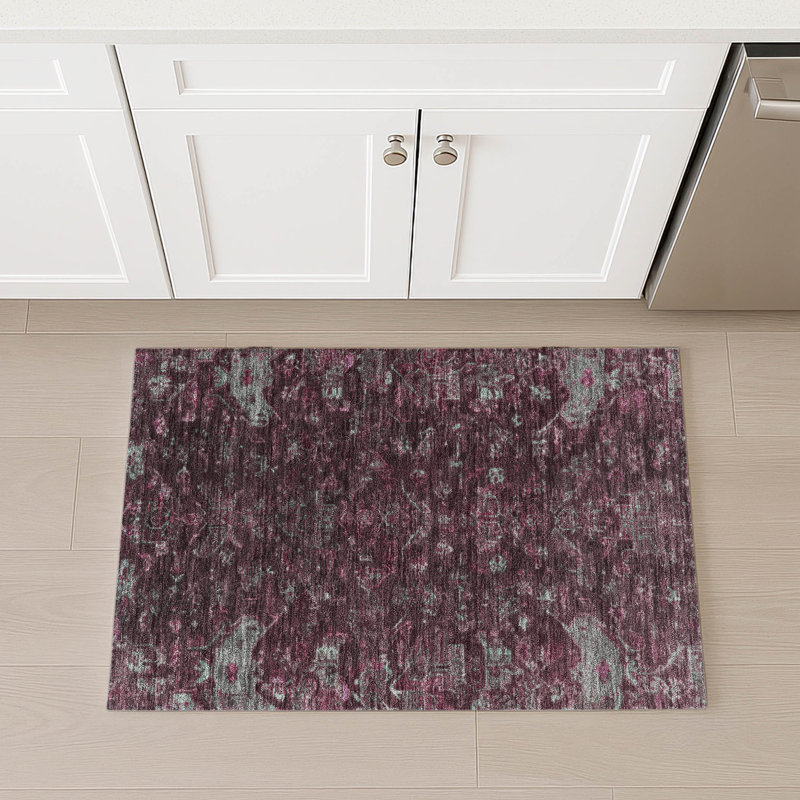 Machine Washable Indoor/Outdoor Chantille ACN2322 Global Rug, Rectangle 1'8" x 2'6"