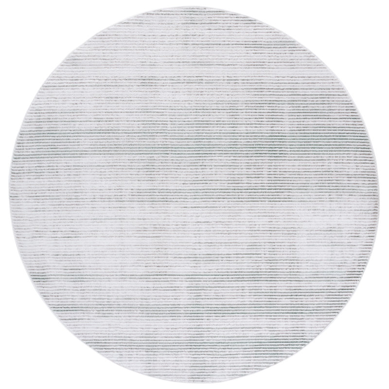 Brookenvale Performance Striped Rug, Round 6'7"