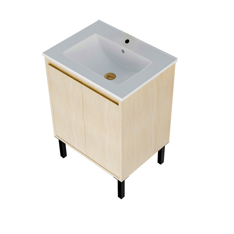 Meuble-lavabo de salle de bain sans lavabo