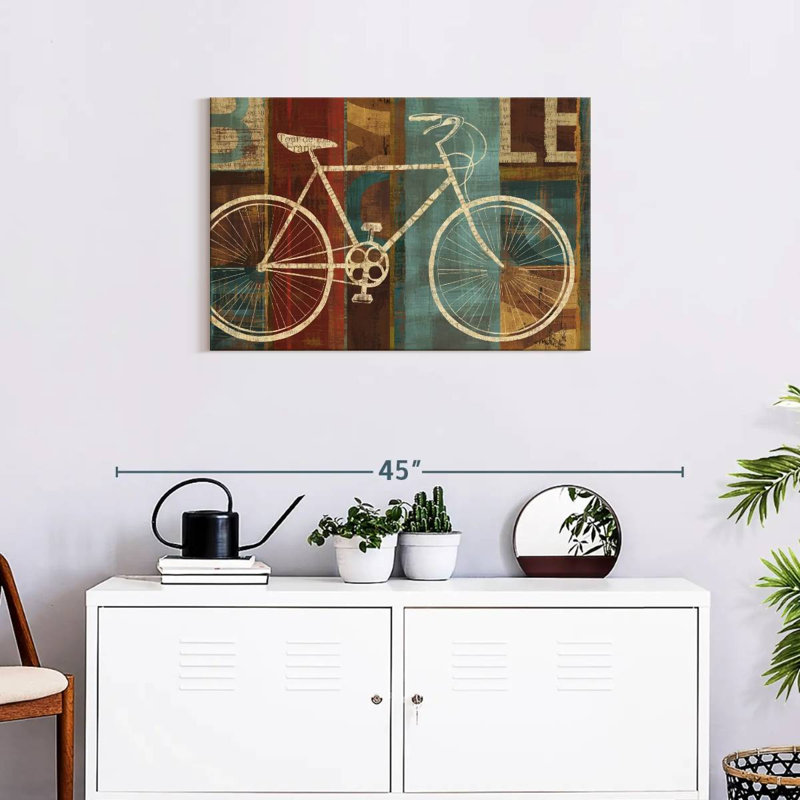 Mehar Bicycle Breaking Away, 20" H x 30" W