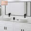17 po Karran Valera Lavabo de salle de bain vasque rond en porcelaine vitreuse
