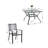 Alyah 4 - Person Patio Dining Set with Square Table