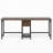 79-Inch Two Person Computer Desk with Drawers and Storage Shelves, Extra Long Double Workstation Table with Hooks-499538461