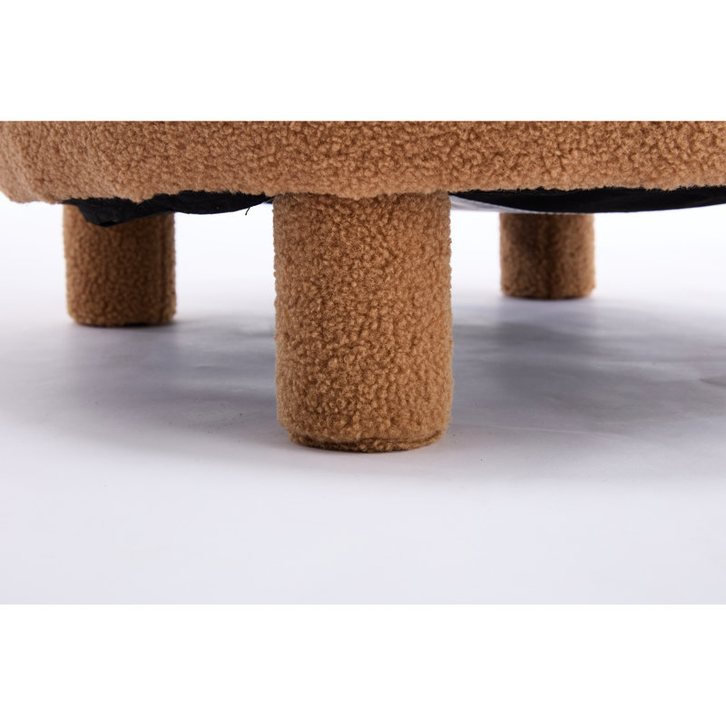 Chaise en tissu kaki avec pieds en bois massif et conception ergonomique pour le meuble-lavabo principal, coussin épais de 13 pouces, structure stable, assemblage sans effort kaki, chaise, pieds, à oreilles, espace