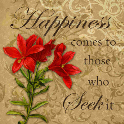 «Seek Happiness 2», reproduction sur toile tendue