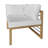 Ojeda 4-Piece Aluminum Outdoor Sectional Sunbed-89124864