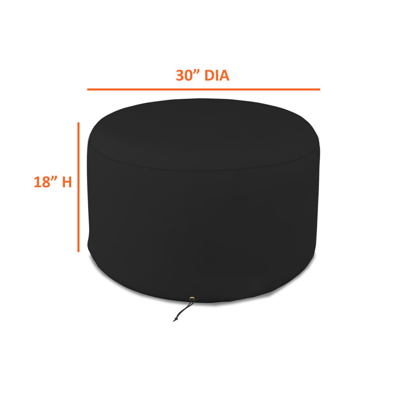 Outdoor Ottoman Cover Cover, 45.7cm H x 76.2cm W x 2.5cm D