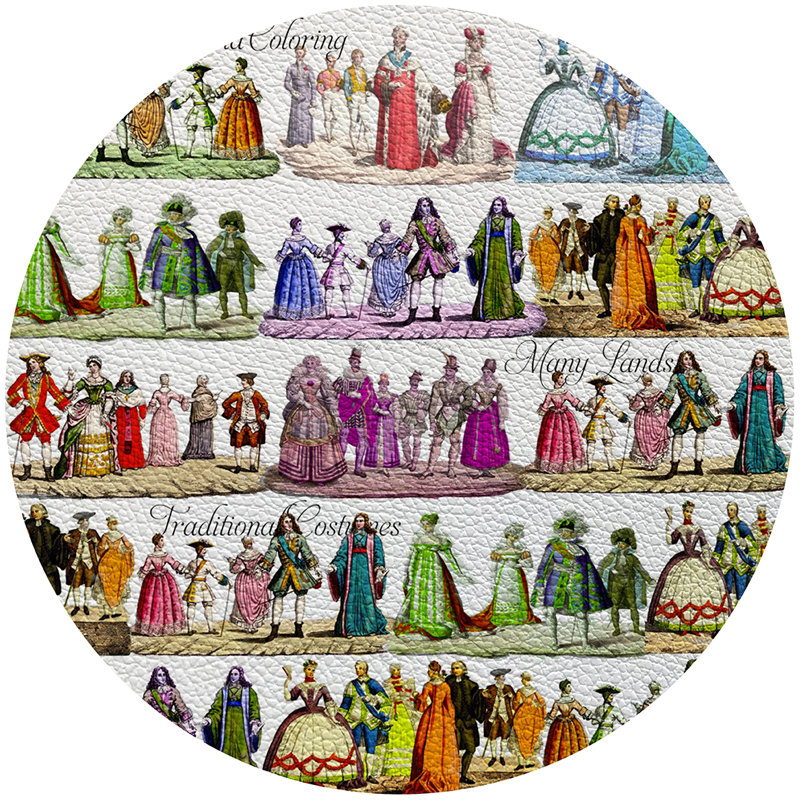 Costumes 16'' Vinyl Placemat