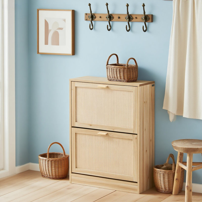 4 Pair Shoe Cabinet
