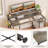 Haigh 55'' Computer Desk with Monitor Shelf-1049602714