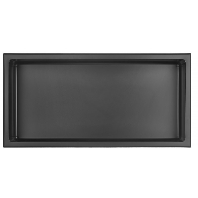 Niche pour la douche, Noir mat
